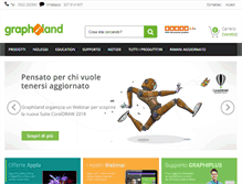Tablet Screenshot of graphiland.it